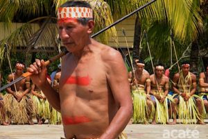 Matsés ceremony in Peru photo by Acaté Amazon Conservation