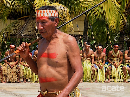 Matsés ceremony in Peru photo by Acaté Amazon Conservation