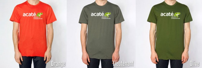 Acaté Amazon Conservation t-shirts